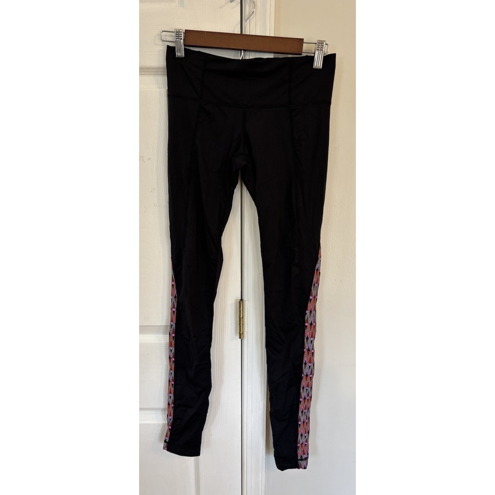 Athleta Ariel Swim Black Tight W/ Side Design Women's Sz Xs Style 964815